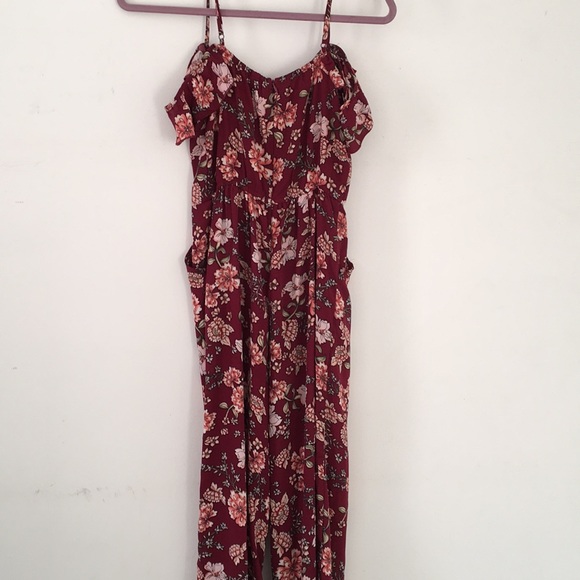 Xhileration Long Floral Romper - Picture 5 of 7